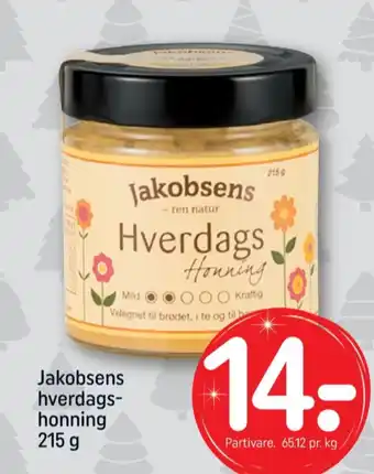 REMA 1000 Jakobsens honning tilbud