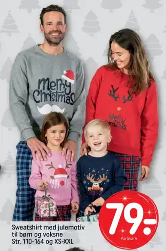REMA 1000 Ukendt sweatshirt tilbud
