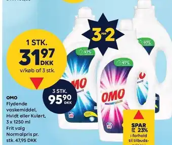 BorderShop Omo flydende vaskemiddel tilbud