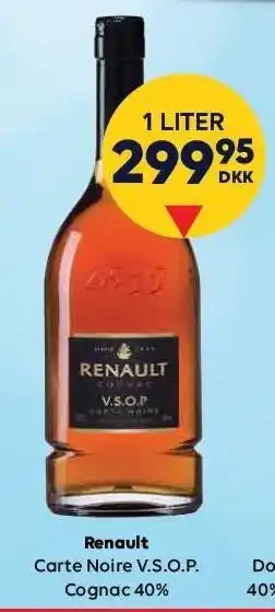BorderShop Renault carte noire v.s.o.p. cognac 40% tilbud