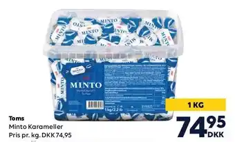 BorderShop Toms minto karameller tilbud