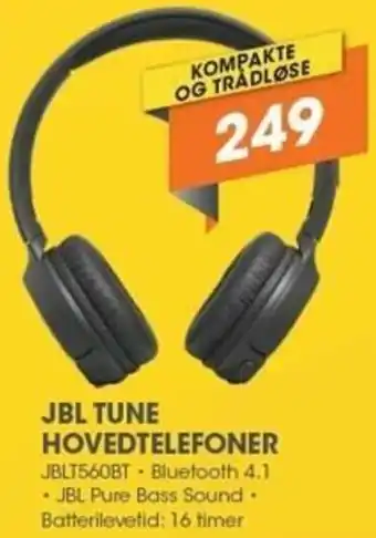 Expert JBL Tune Hovedtelefoner tilbud