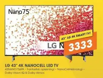 LG 43" 4K Nanocell LED TV