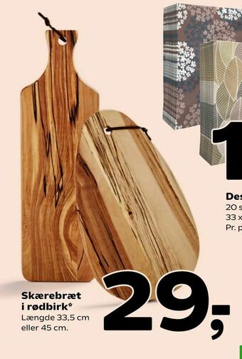 Coop 365 Skærebræt i rødbirk tilbud