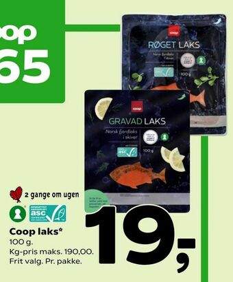 Coop 365 Coop laks tilbud