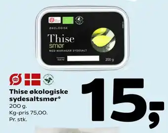 Coop 365 Thise økologiske sydesaltsmør tilbud