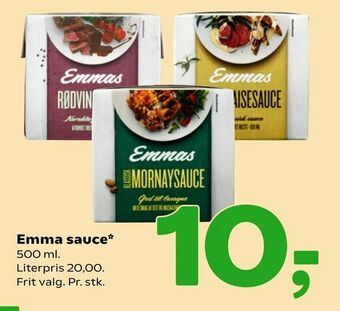 Coop 365 Emma sauce tilbud