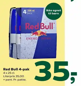 Coop 365 Red Bull 4-pak tilbud