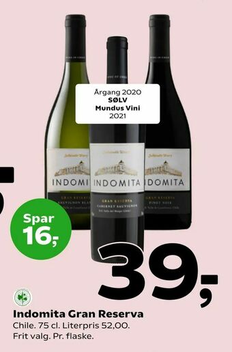 Coop 365 Indomita Gran Reserva tilbud