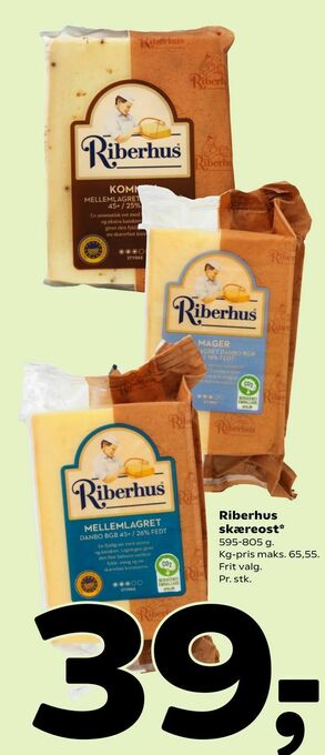 Coop 365 Riberhus skæreost tilbud