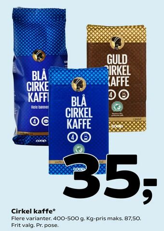 Coop 365 Cirkel kaffe tilbud