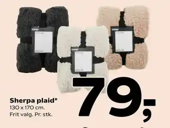 Coop 365 Sherpa plaid tilbud