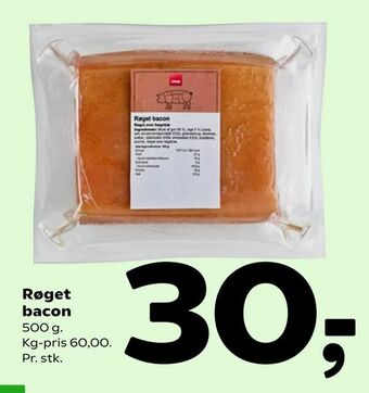 Coop 365 Røget bacon tilbud