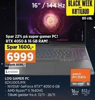 Power Loq gamer pc tilbud