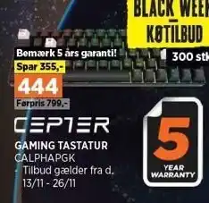 Power Gaming tastatur tilbud