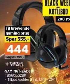 Power Gaming headset tilbud