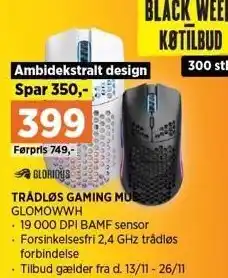Power Trådløs gaming mus tilbud
