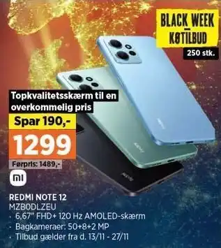 Power Redmi note 12 tilbud