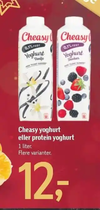Føtex Cheasy yoghurt eller protein yoghurt tilbud