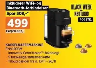 Power Kapselkaffemaskine tilbud