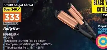 Power Babyliss bølgejern tilbud