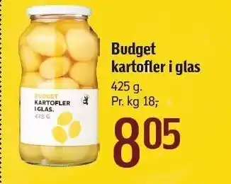 Føtex Budget kartofler i glas tilbud