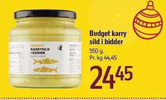 Føtex Budget karry sild i bidder tilbud