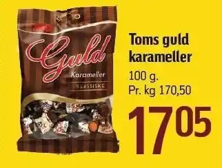 Føtex Toms guld karameller tilbud