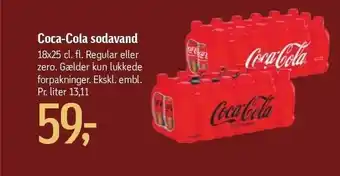 Føtex Coca-cola sodavand 18x25 cl tilbud
