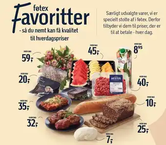 Føtex Føtex favoritter tilbud