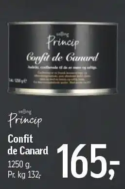 Føtex Princip confit de canard tilbud