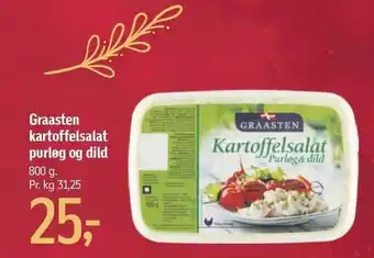 Føtex Graasten kartoffelsalat purløg og dild 800 g tilbud