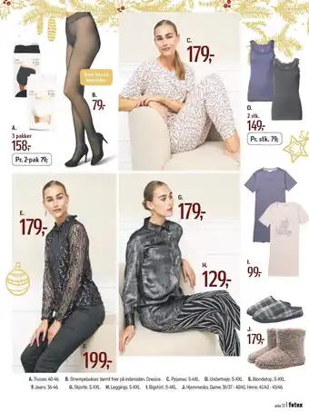 Føtex Kvindeyøj - bukser, sko og undertøj tilbud