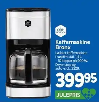 Din Isenkræmmer Kaffemaskine bronx tilbud