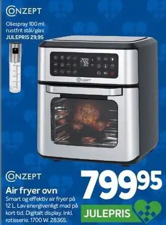 Din Isenkræmmer Air fryer ovn tilbud