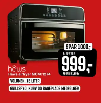 Skousen Hâws airfryer mo401274 tilbud
