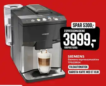 Skousen Siemens espressomaskine tp503r04 tilbud