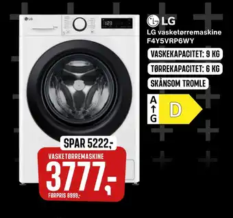 Skousen Lg vasketørremaskine f4y5vrp6wy tilbud