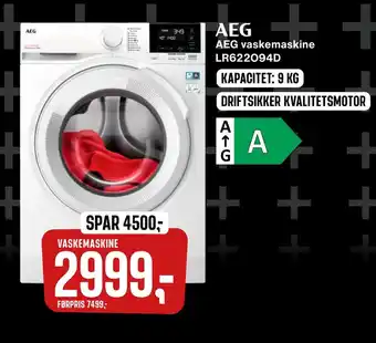 Skousen Aeg vaskemaskine lr622o94d tilbud
