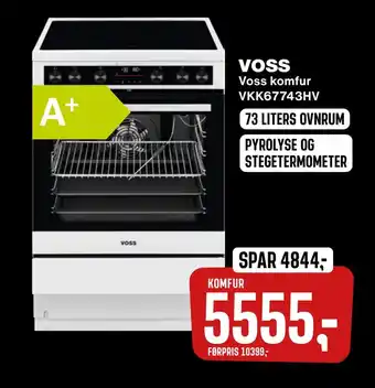 Skousen Voss komfur vkk67743hv tilbud
