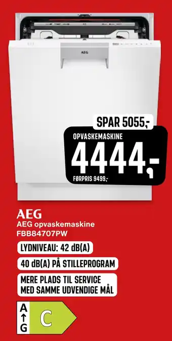 Skousen Aeg opvaskemaskine fbb84707pw tilbud