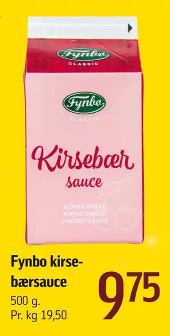 Føtex Fynbo kirse bærsauce tilbud
