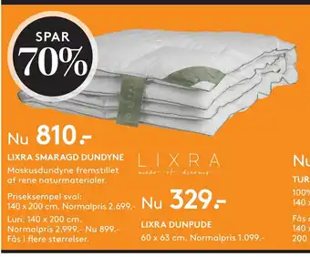 SENG Lixra smaragd dundyne tilbud