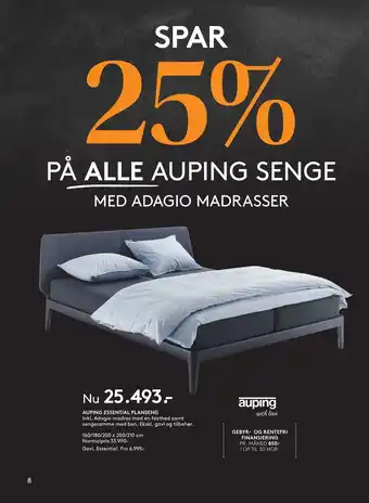 SENG Auping essential planseng tilbud