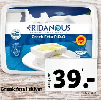 Lidl Eridanous feta tilbud