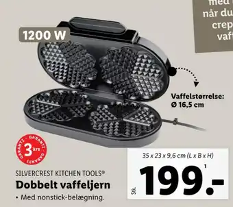 Lidl Silvercrest vaffeljern tilbud