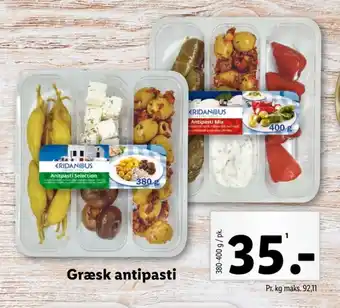Lidl Eridanous antipasti tilbud