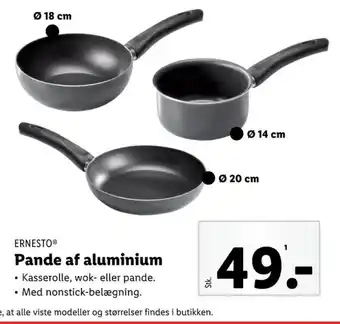 Lidl Ernesto stegepande tilbud