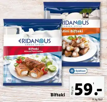 Lidl Eridanous bifteki tilbud
