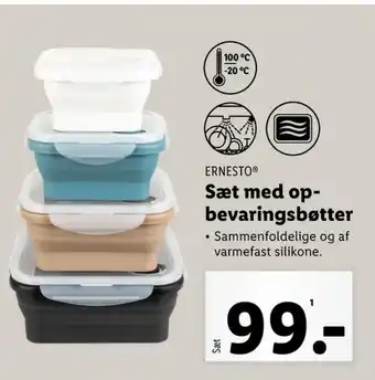 Lidl Ernesto plastikbøtter tilbud